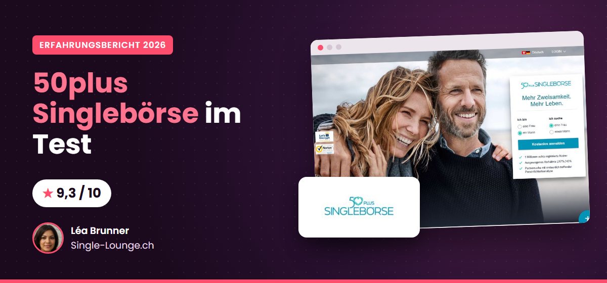 50plus Singlebörse im Test