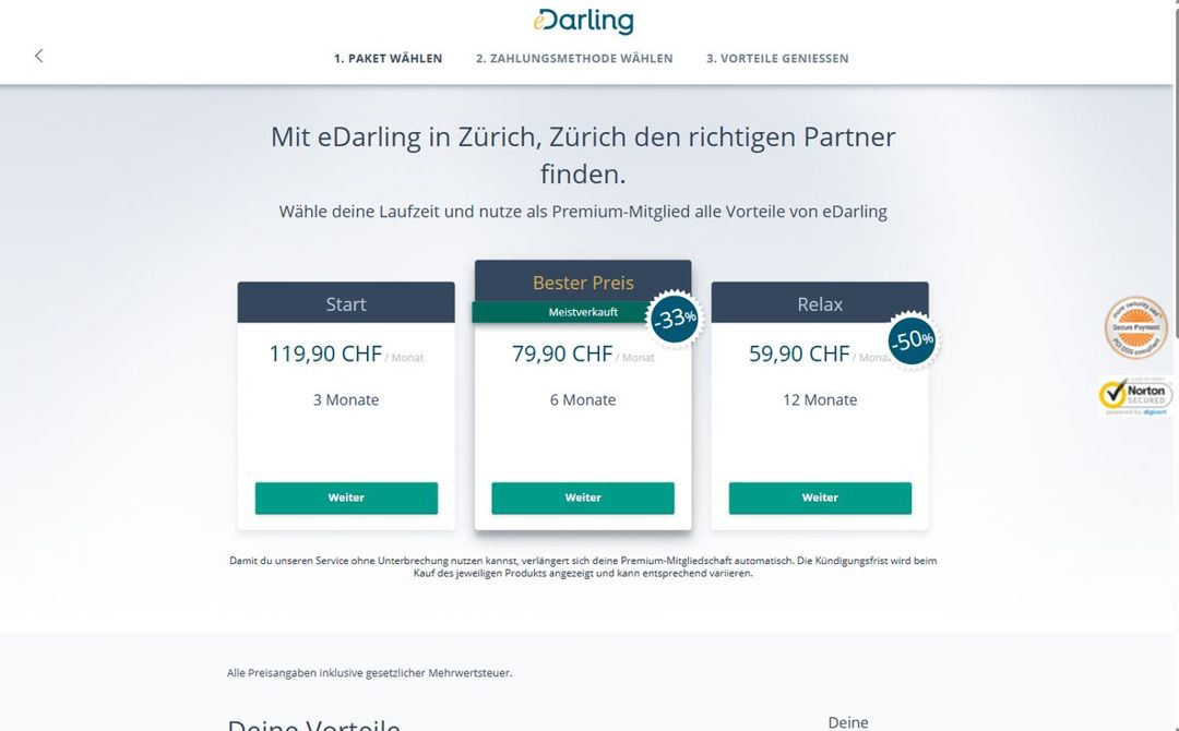 eDarling Preise