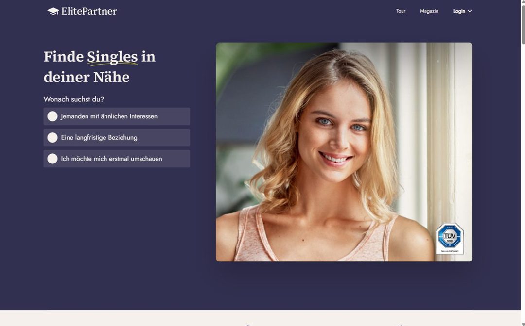 ElitePartner Anmeldung